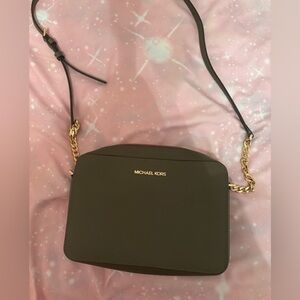 Michael Kors Dark Green Crossbody Bag